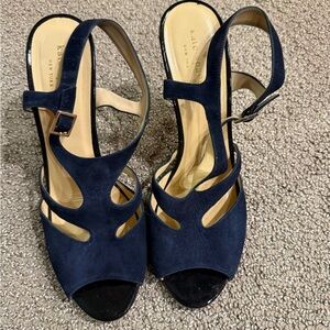 Kate Spade Midnight Blue Heeled Sandals